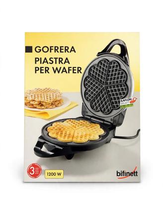 Piastra per wafer/gofrera Bifinett 1200W