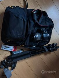 Canon EOS 550D + Tamron 18-270 + Manfrotto