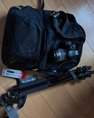 Canon EOS 550D + Tamron 18-270 + Manfrotto