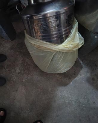 stagnere per olio in acciaio inox