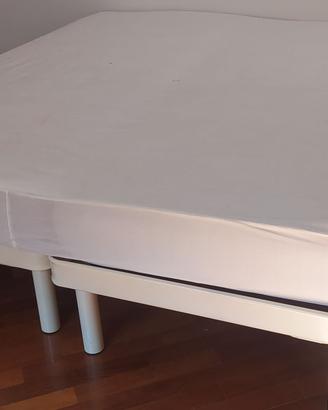 Letti singoli, reti con doghe e materassi 90x200