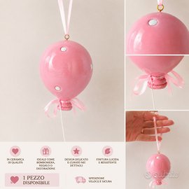 Decorazione in ceramica  a forma di palloncino