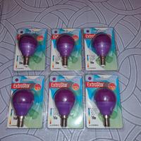 Lampadine LED 4W nuove colore viola