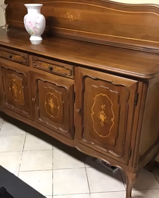 Buffet mobile antico stile Barocco Piemontese