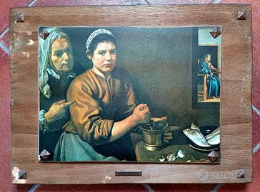 Quadro Velasquez “ Jesus en casa de Marta”