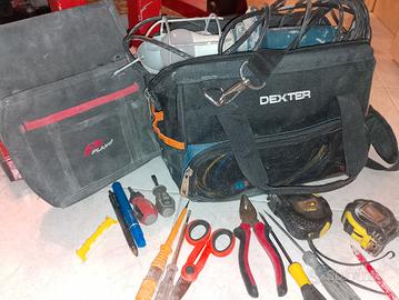 borsa da lavoro con attrezzi