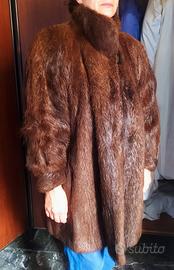 Pelliccia di castoro selvatico taglio uomo