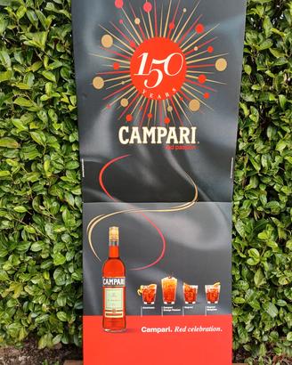 CAMPARI 150 anni Insegna Manifesto Totem 