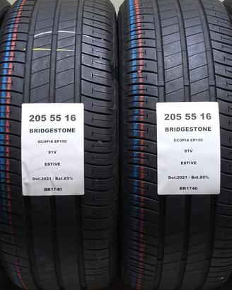 4 GOMME 205 55 16 BRIDGESTONE BR1740