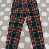 pantaloni scozzesi donna