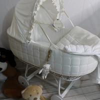 Culla in vimini vintage DIDI BEST NUOVA