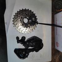 pignoni bici da corsa 105 con deragliatore gabbia 