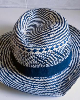 aM Accessories Cappello uomo in paglia bicolor