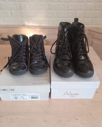 Scarpe invernali  bambina n. 33 - 2 paia