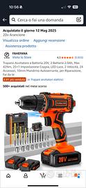 Trapano Avvitatore a Batteria 20V
