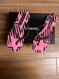 CHANEL  SANDALI INFRADITO ROSA
