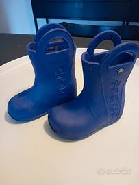 Stivaletti CROCS C6 BLU n.23