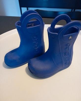 Stivaletti CROCS C6 BLU n.23