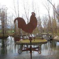 segnavento a forma di gallo