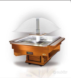 Isola carrello espositore cupola self service