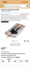 Cuscino gravidanza
