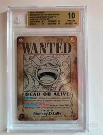 One piece tcg-Monkey.D.Luffy sp wanted op05-119