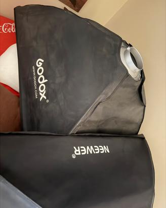 2 softboxe 90x60
