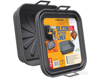 4 Teglie in silicone per friggitrice ad Aria