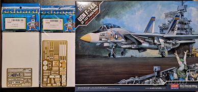 Kit F-14A Academy + fotoincisioni Eduard 1:72