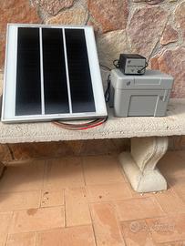 Kit solare cancello 24V.