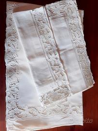 Lenzuolo lino antico + federe