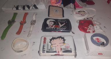 LOTTO OROLOGI VARI, PORTAFOGLI BETTY BOOP, BIJOUX