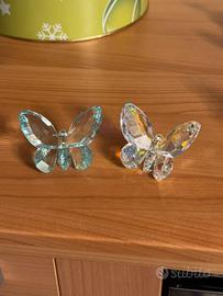 Swarovski - set di 2 farfalle