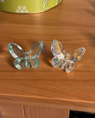 Swarovski - set di 2 farfalle