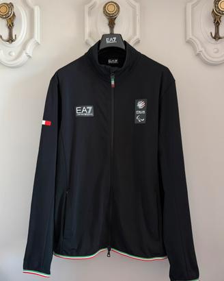 Felpa uomo collo alto EA7 / Milano - Cortina 2026