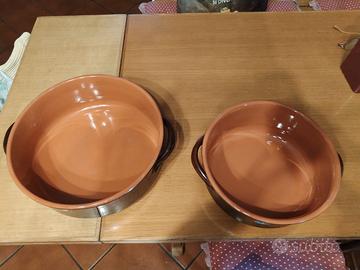 Pentole in terracotta marca 'Vulcania'
