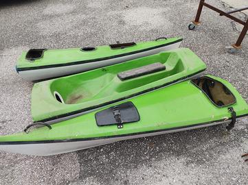 Kayak divisibile modulabile sit on the top canoa