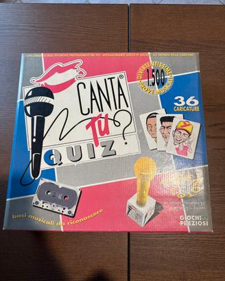 Gioco da tavolo vintage_ Canta tu Quiz