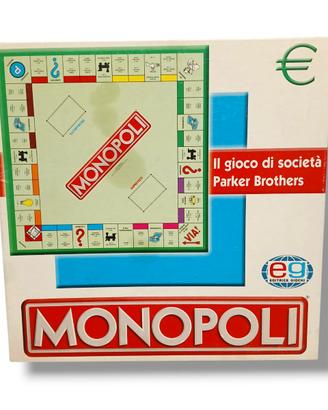 MONOPOLI IN EURO GIOCO IN SCATOLA QUADRATA
