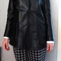 Giacca donna in nappa nera TG-46