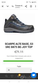 scarpe antinfortunistiche BASE invernali 42