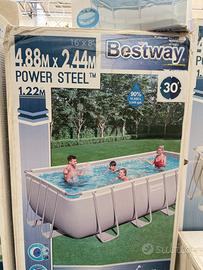 piscina bestway nuova 488x 244x 122