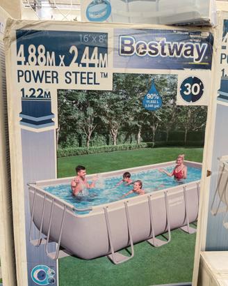 piscina bestway nuova 488x 244x 122
