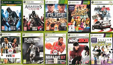 Giochi XBOX 360 - Originali come nuovi 
