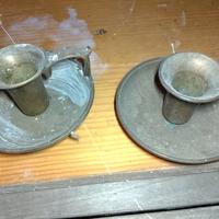 porta candele in ottone 