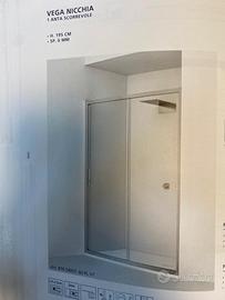 Porta scorrevole per nicchia doccia