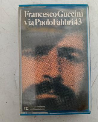 Sei cassette musicali Francesco Guccini 