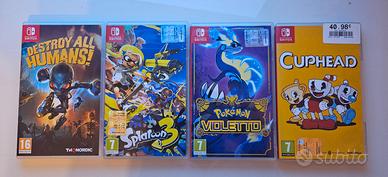 Lotto 4 Giochi Nintendo Switch