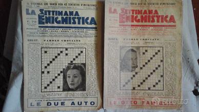 Settimana enigmistica anno 1942