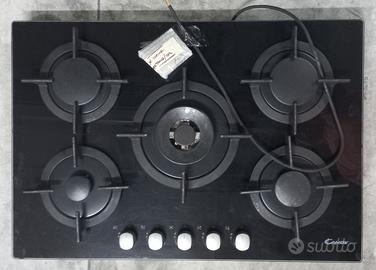 Piano Cottura CANDY 5 fuochi Vetro Temperato Nero